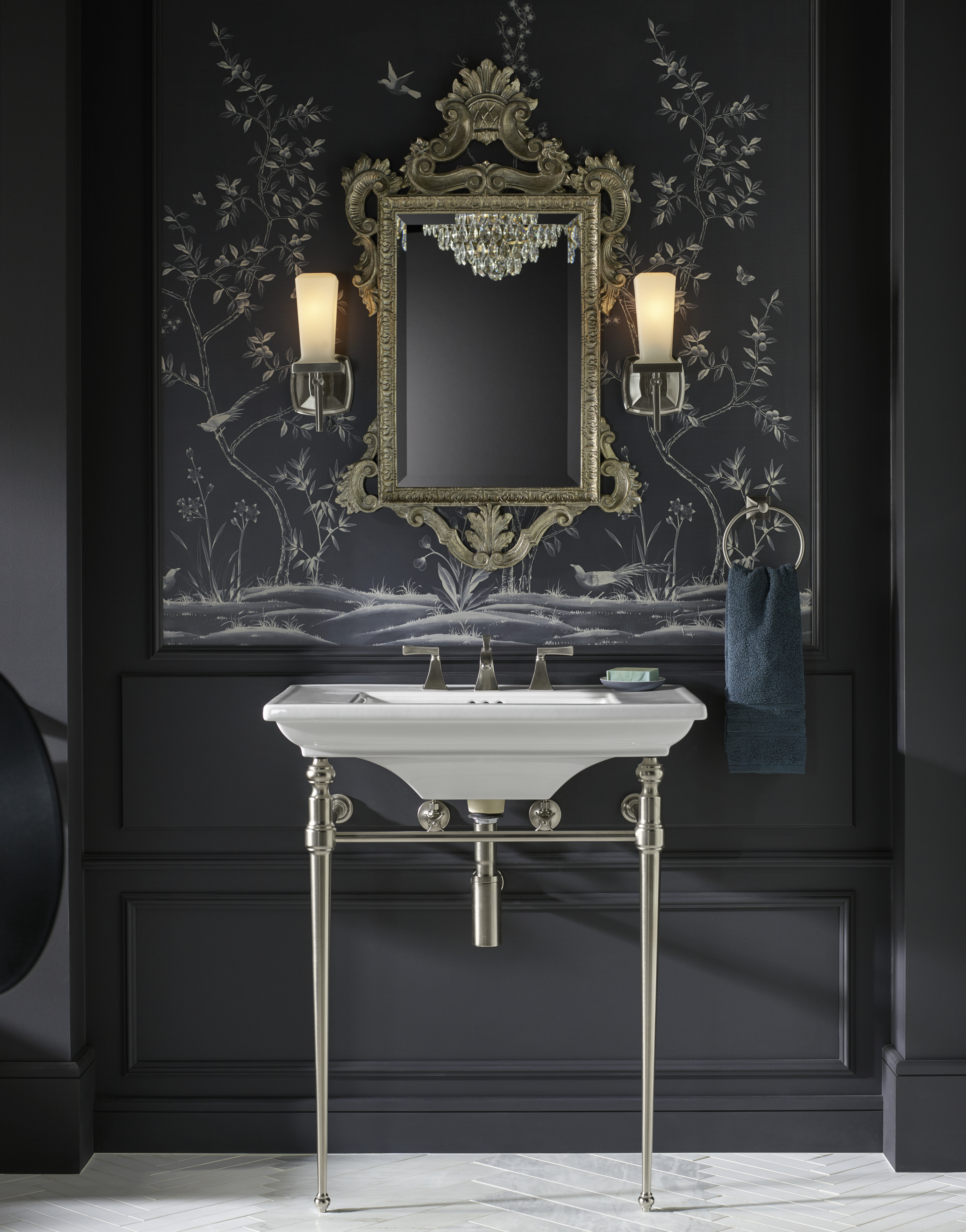 Robinet évier Robinet Salle De Bain Icônes Set Vector | Vecteur Premium